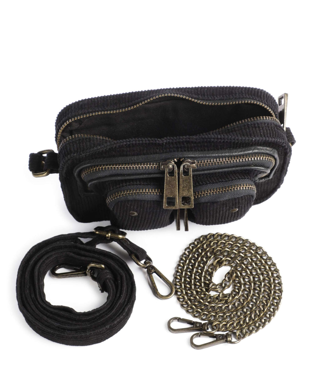 Núnoo Corduroy Helena Crossbody bag black