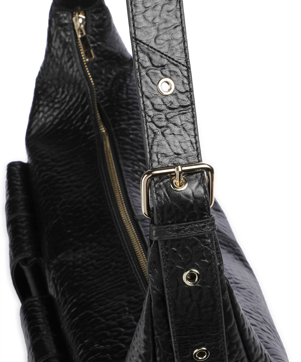 Núnoo New Zealand Stella Pocket Hobo bag black