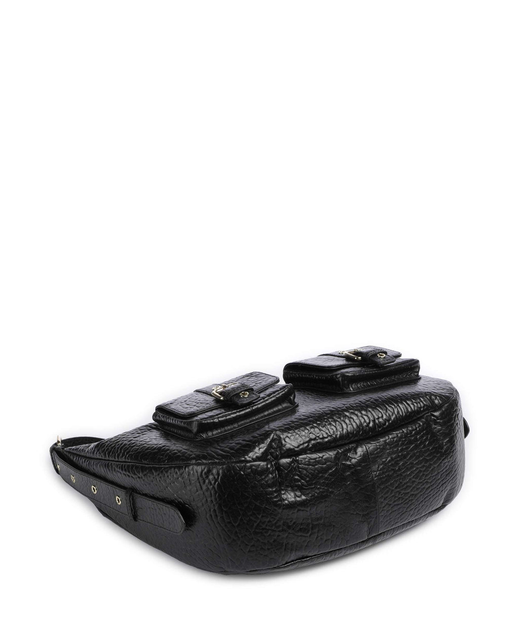 Núnoo New Zealand Stella Pocket Hobo bag black