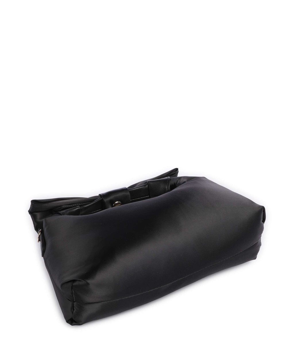 Núnoo Recycled Satin Dandy Handbag black