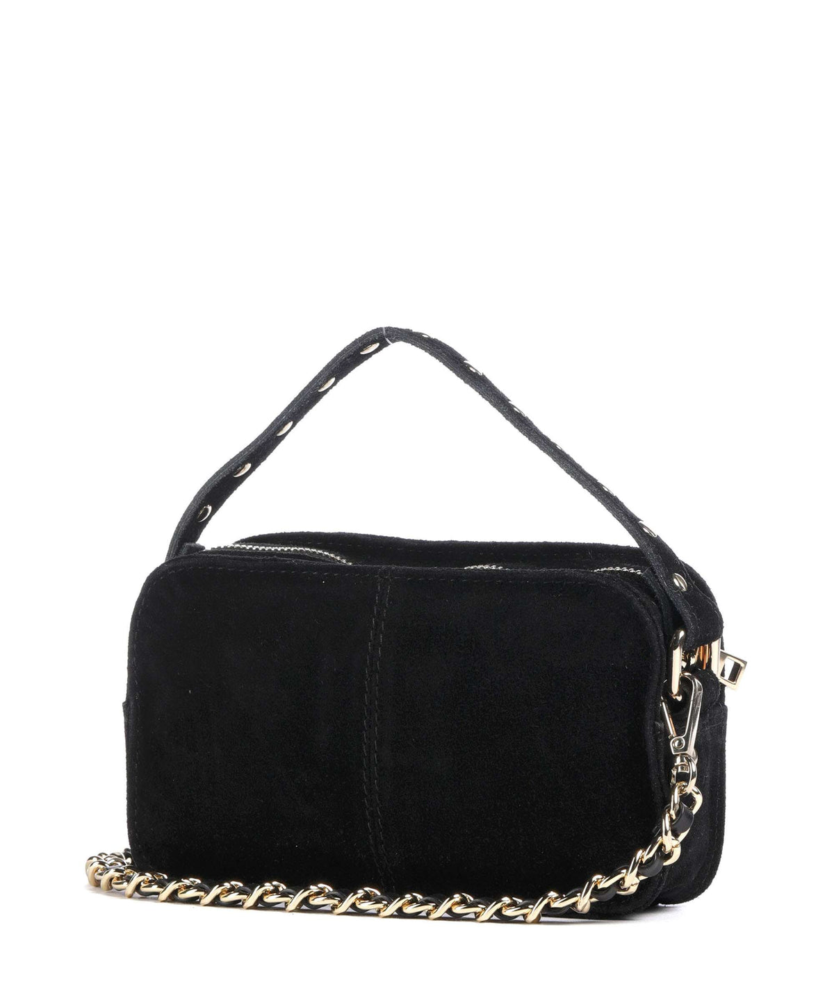 Núnoo Suede Helena Crossbody bag black