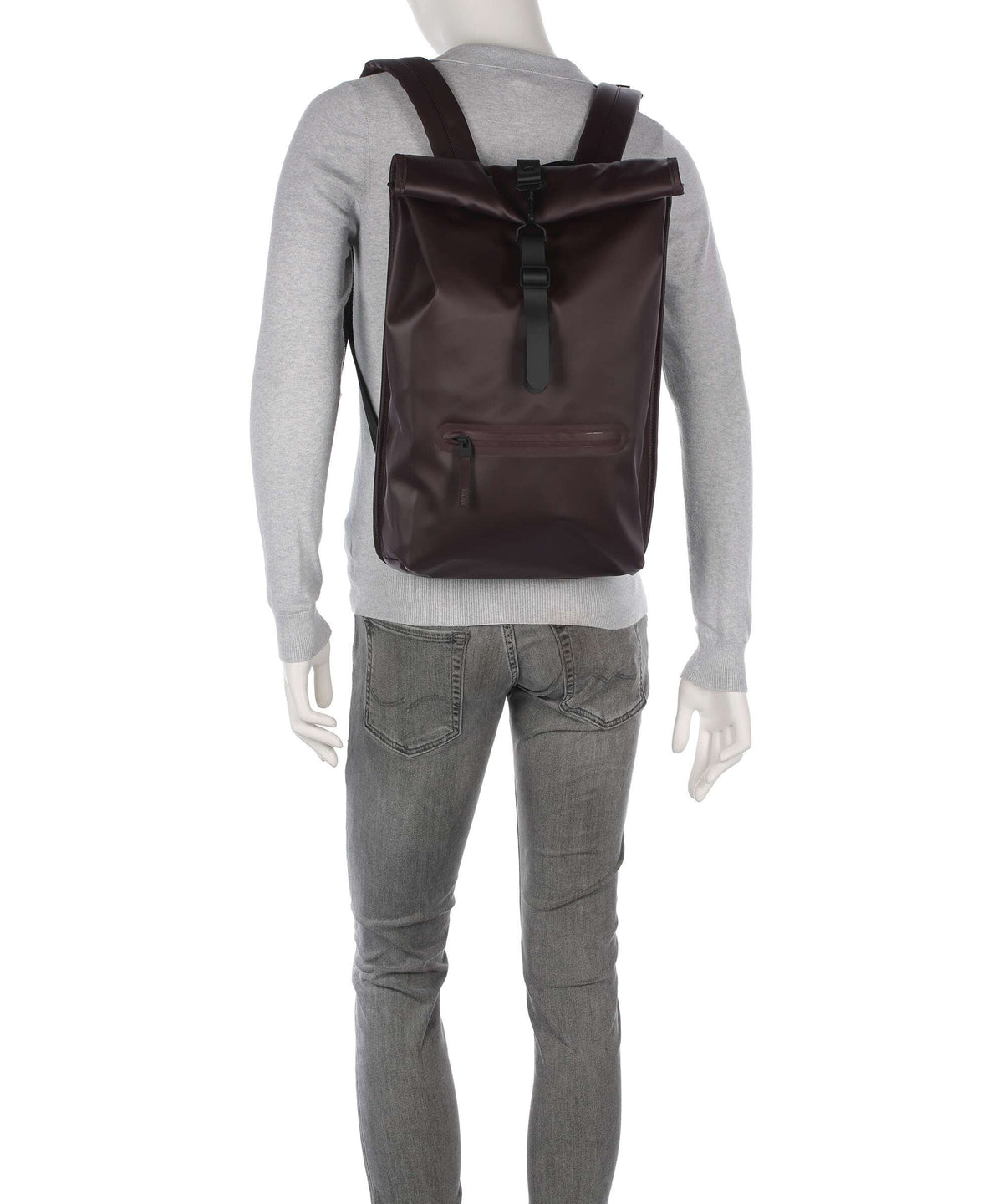 Rains Rolltop backpack depth