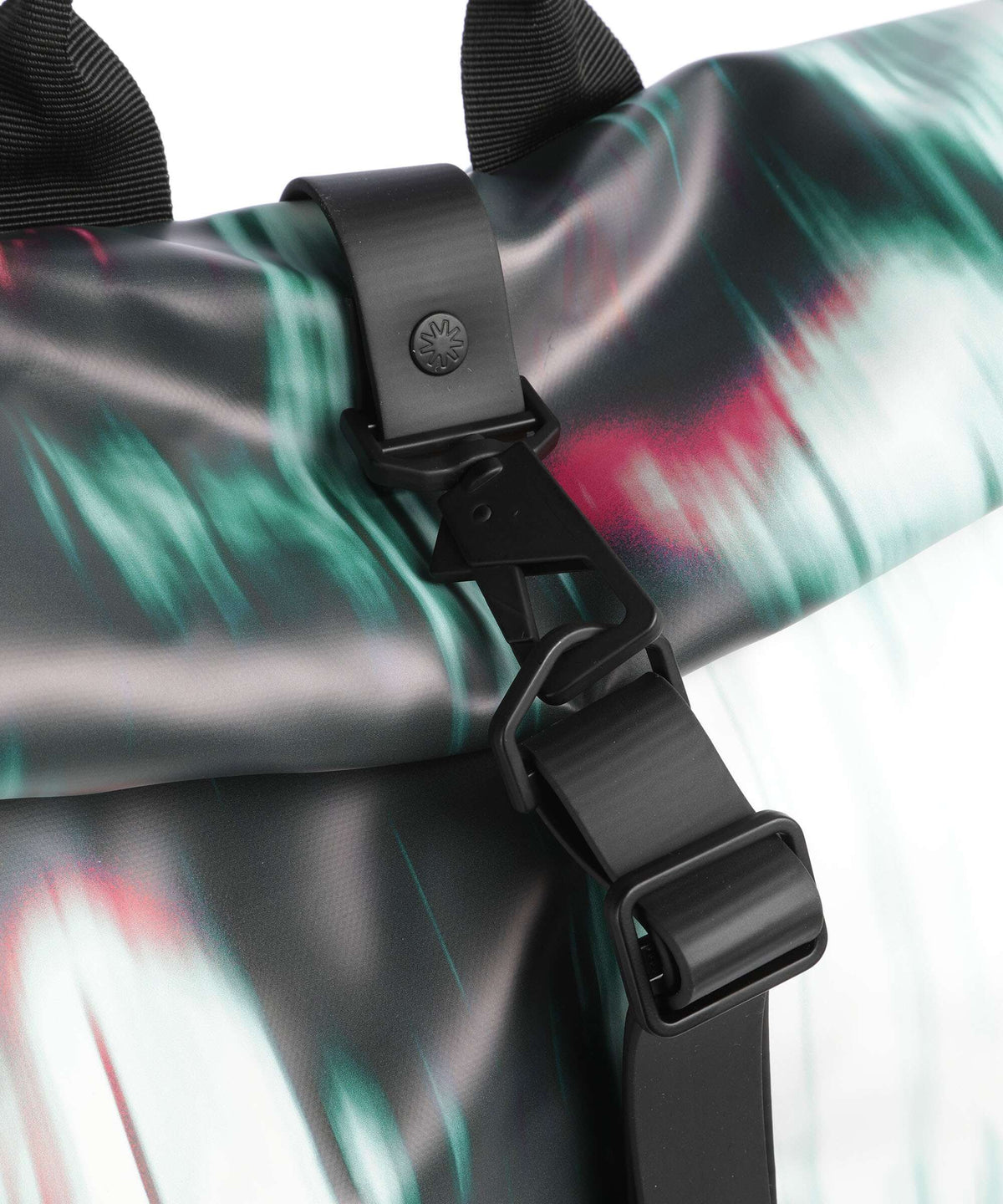 Rains Large Rolltop backpack blur