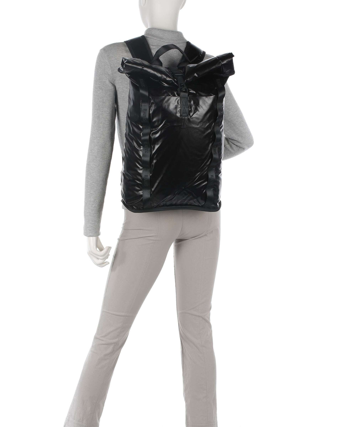 Rains Sibu Rolltop backpack blur