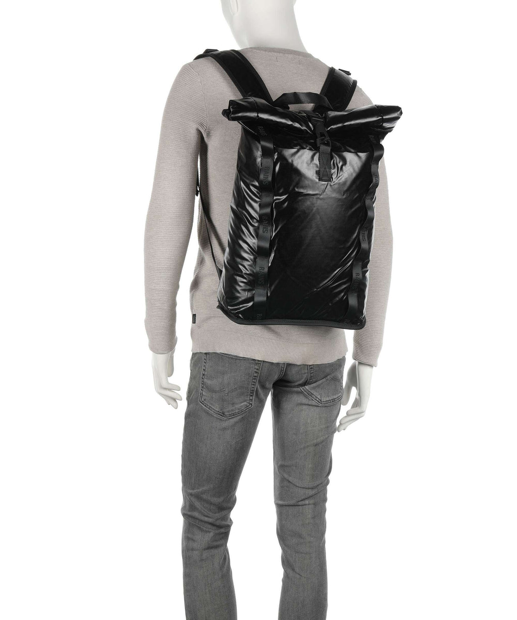 Rains Sibu Rolltop backpack blur