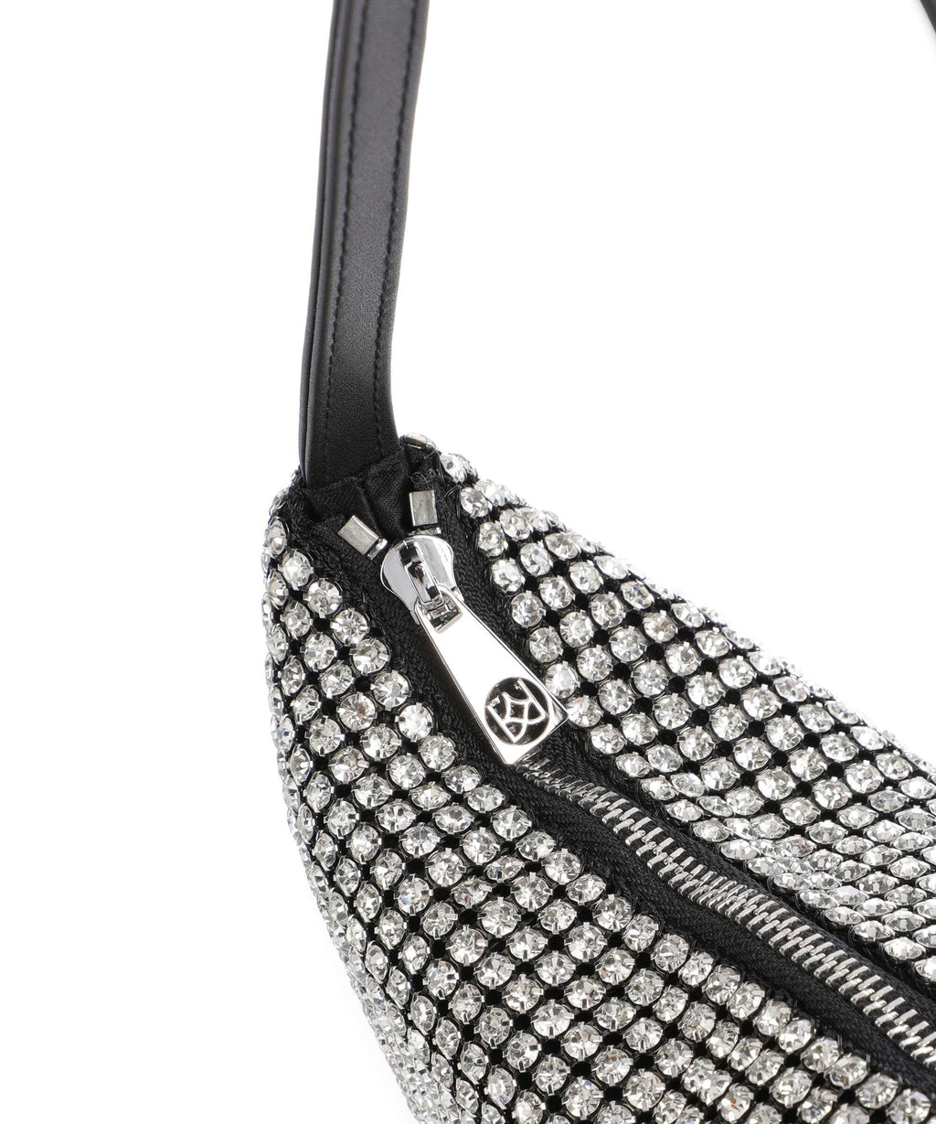 Kazar Party Shoulder bag black/silver