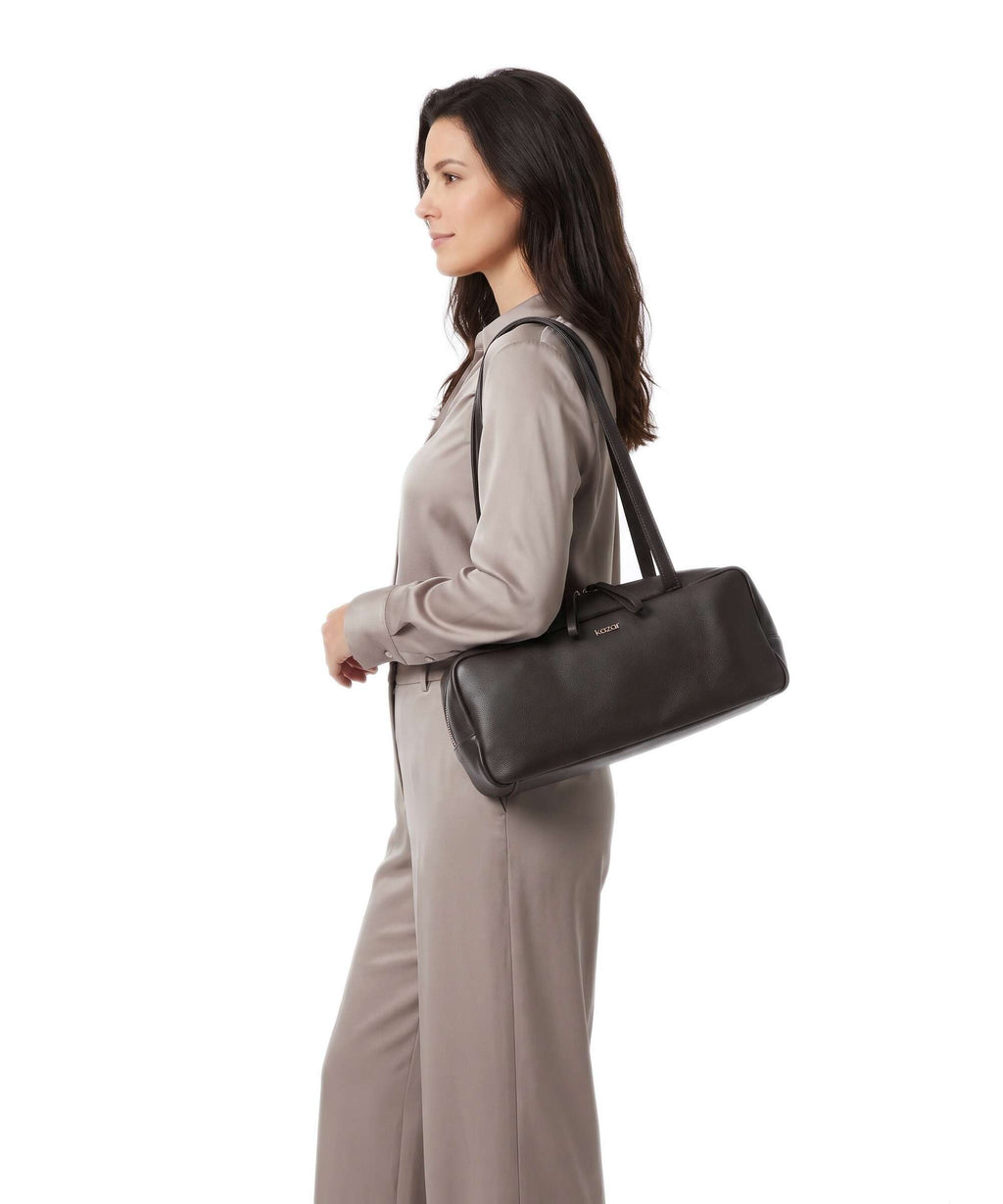 Kazar Solenne Shoulder bag dark brown