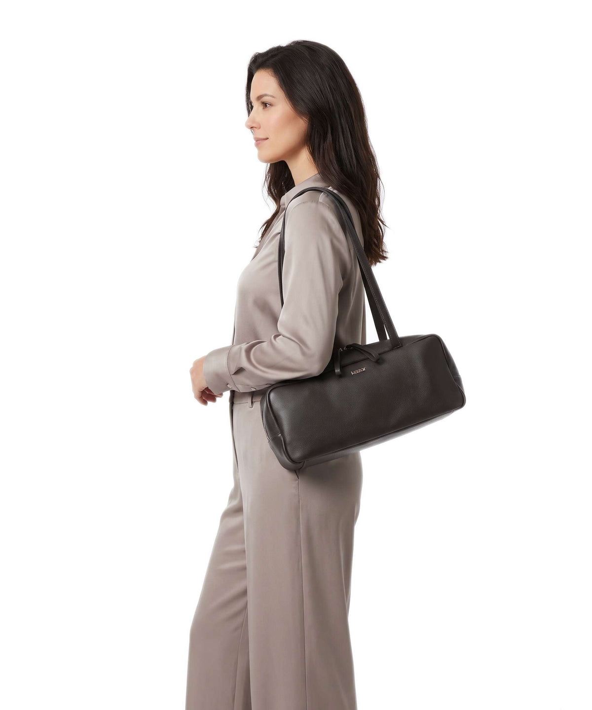 Kazar Solenne Shoulder bag dark brown