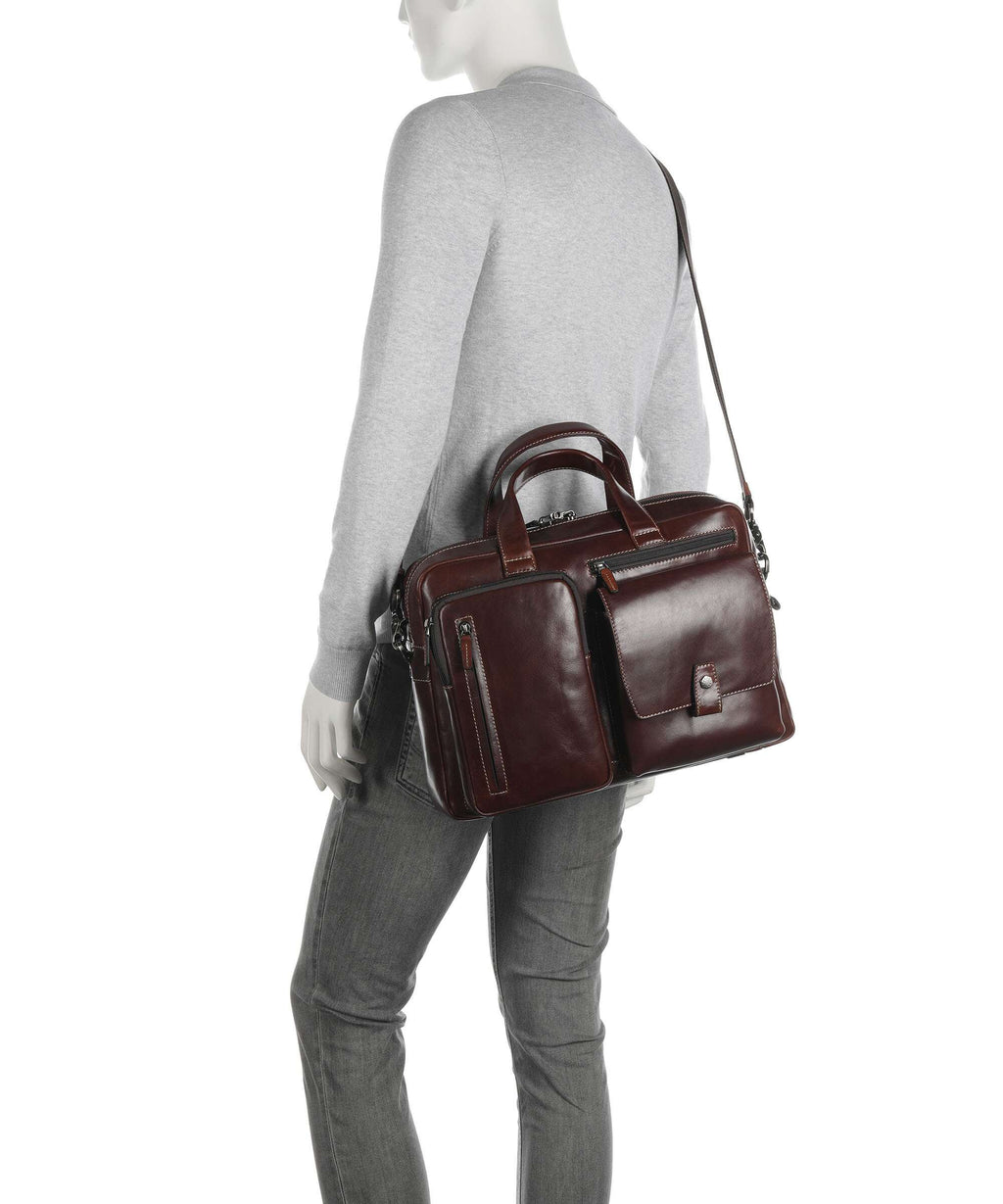 Jekyll & Hide Montana Briefcase mocha