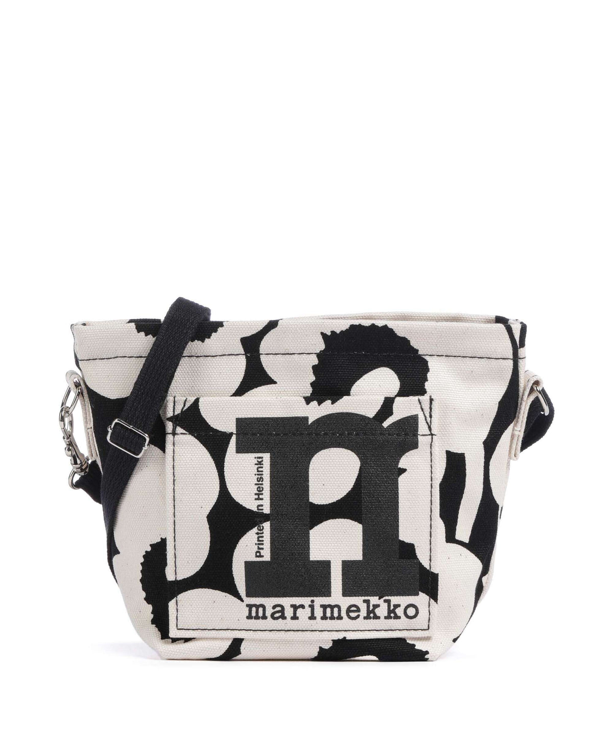 Marimekko Mono Unikko Mini Crossbody bag cotton/black