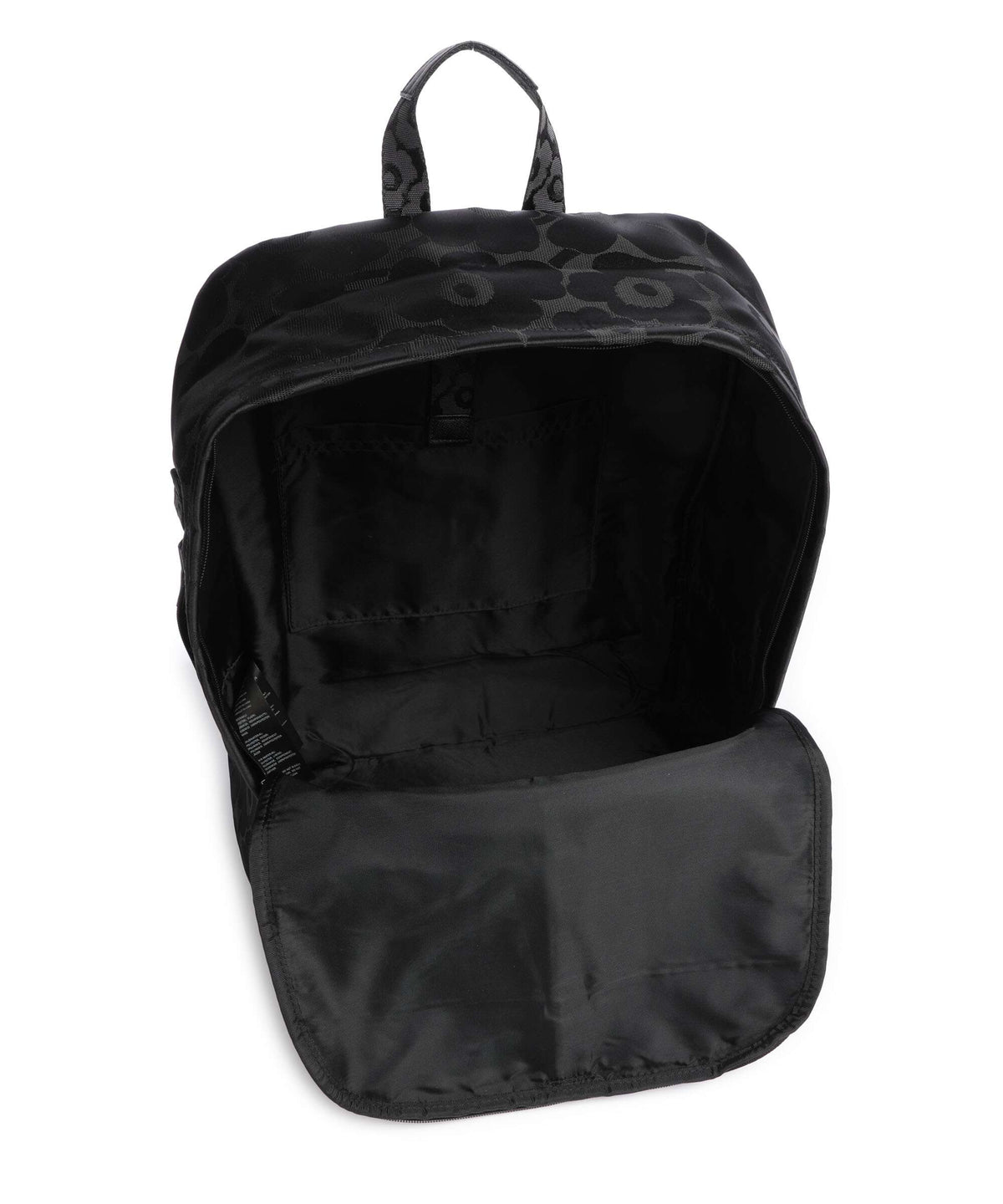 Marimekko Zip Top Unikko Backpack black