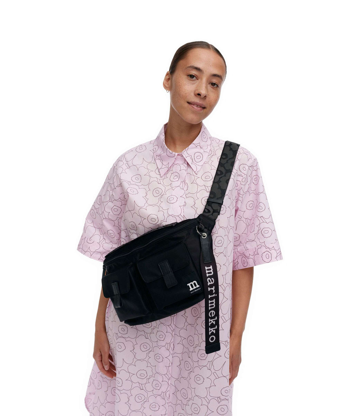 Marimekko Solid M Crossbody bag black