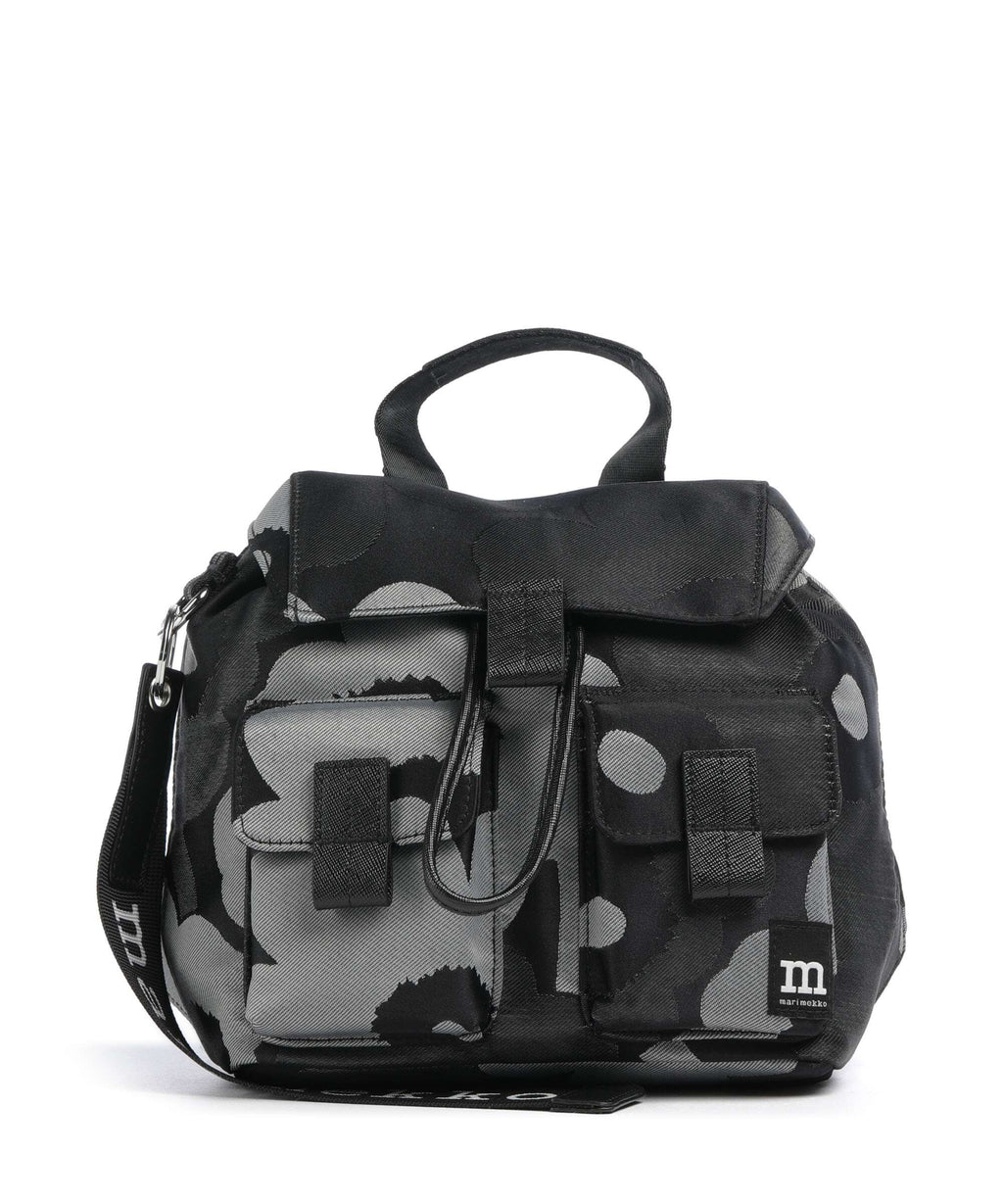 Marimekko Everything Unikko S Backpack grey/dark grey/black