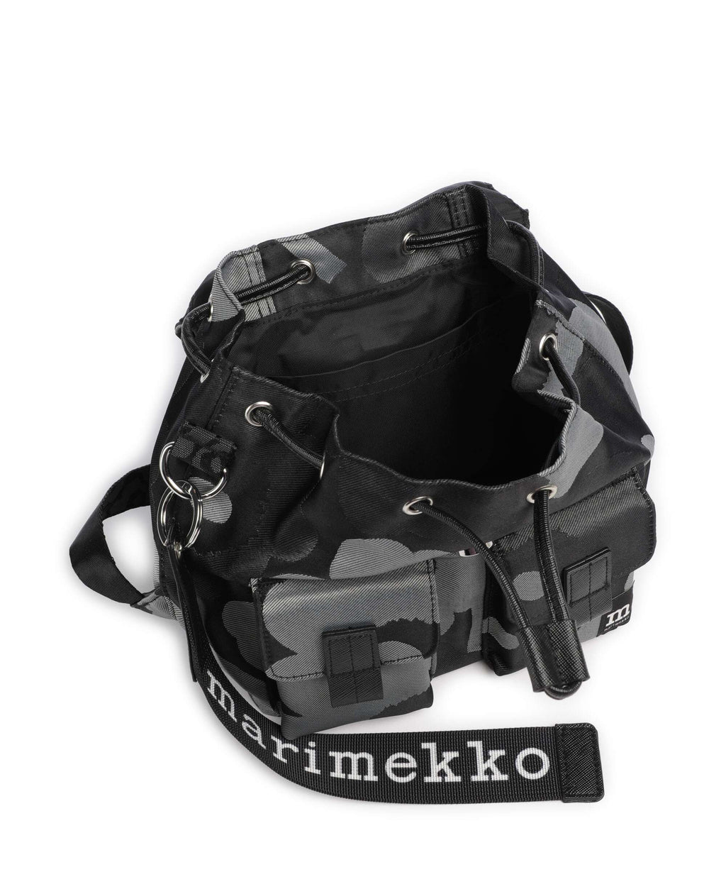 Marimekko Everything Unikko S Backpack grey/dark grey/black