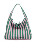 Marimekko Knitted Merirosvo Hobo bag pink/dark green