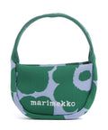 Marimekko Knitted Unikko Handbag dark green/blue