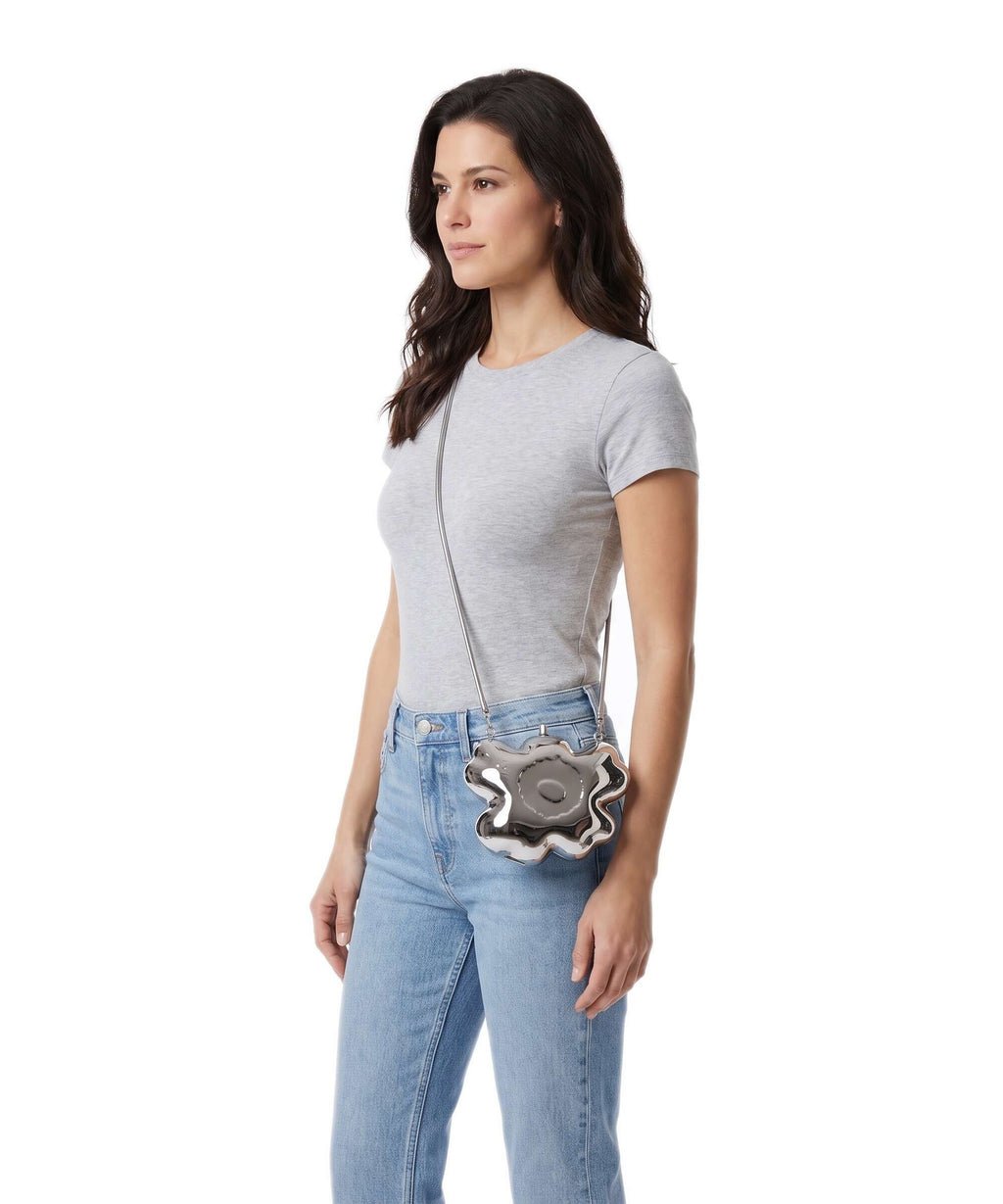 Marimekko Kimmellys Unikko Crossbody bag silver