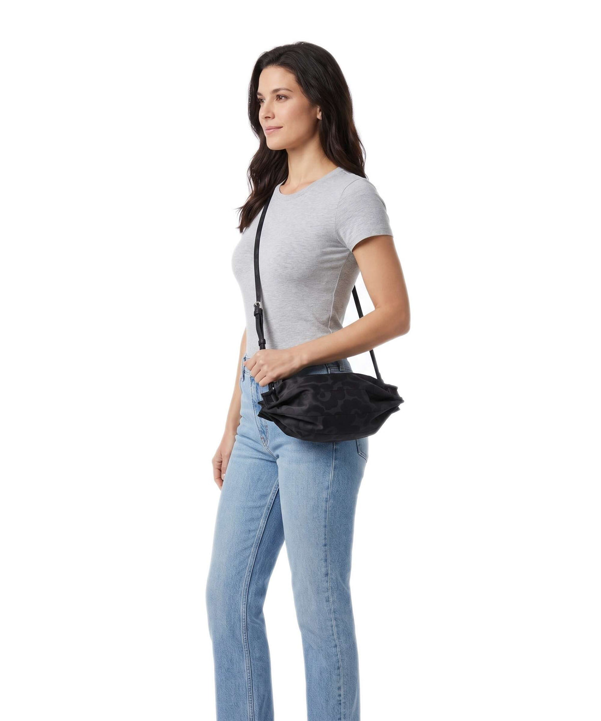 Marimekko Karla Pikku Crossbody bag black/dark grey