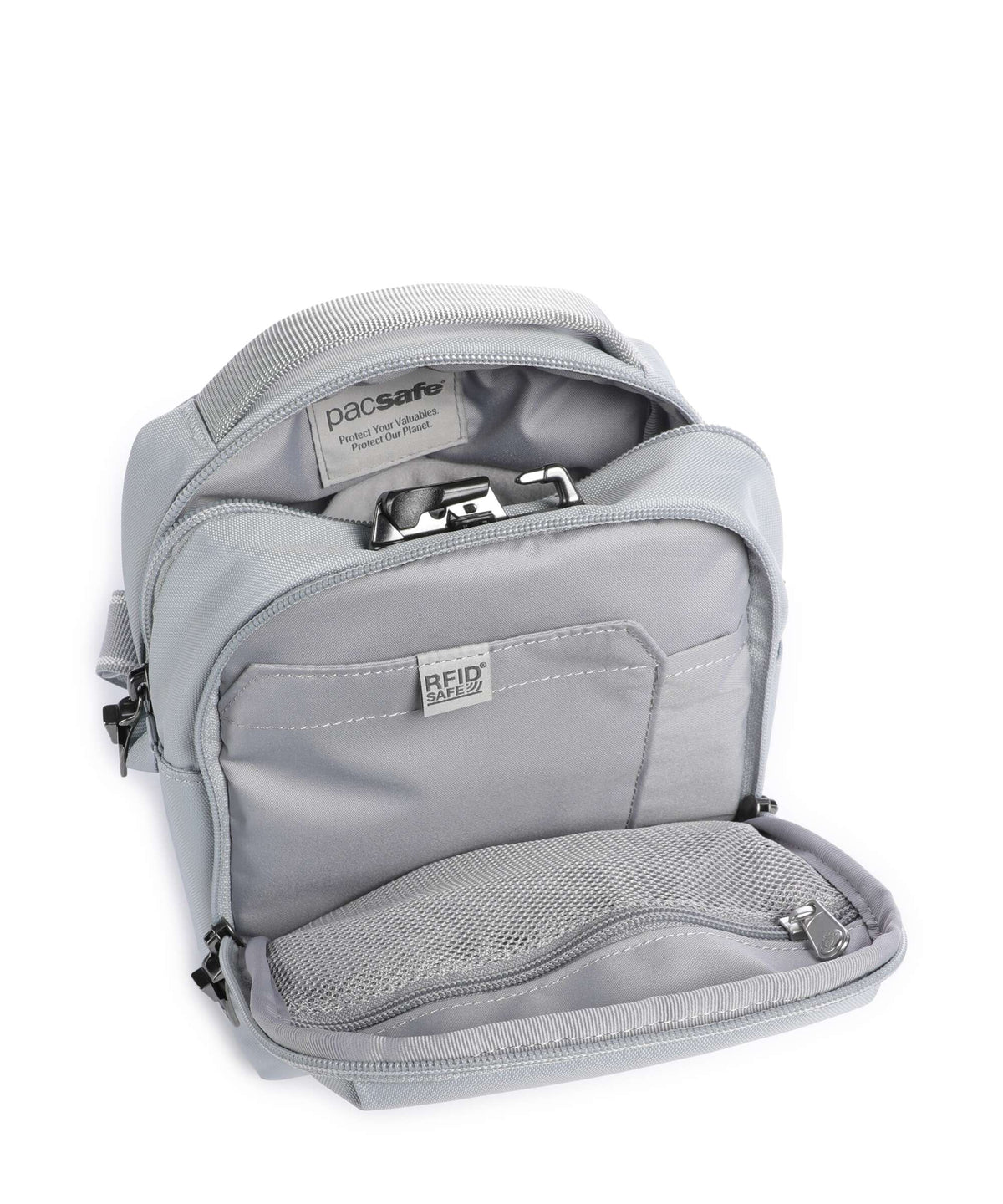 Pacsafe V Crossbody bag digital gray