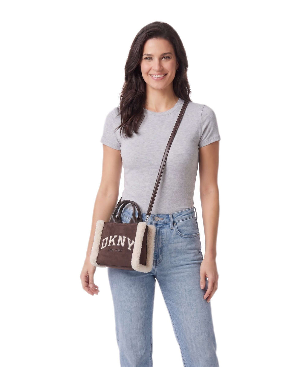DKNY Hadlee Mini Crossbody bag coffee bean