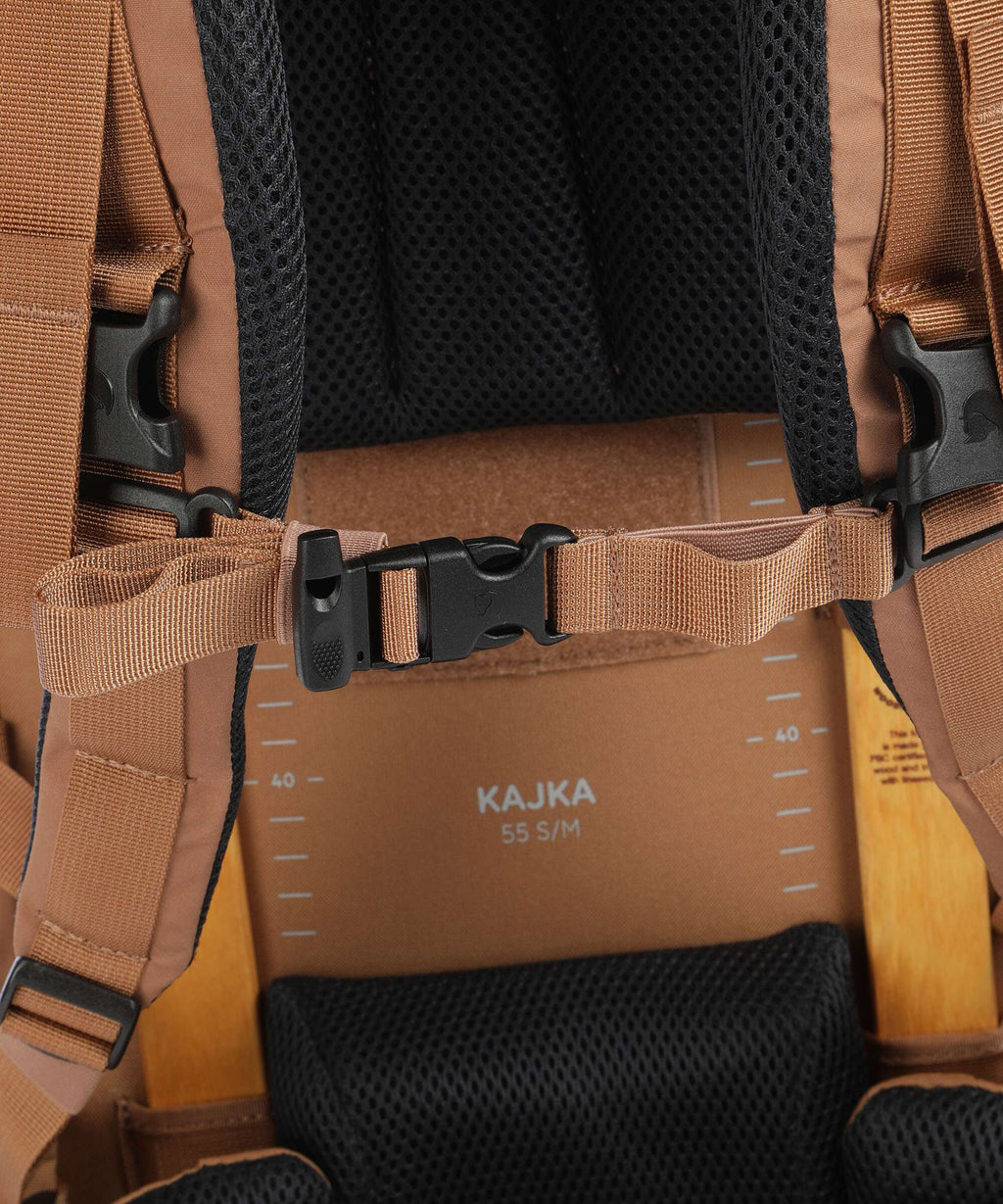 Fjällräven Kajka 55 S/M Trekking backpack khaki dust