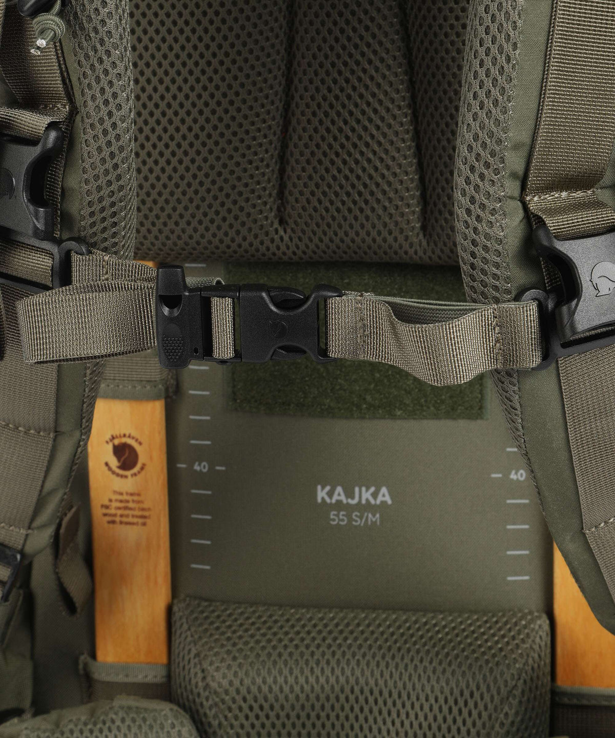 Fjällräven Kajka 55 S/M Trekking backpack green