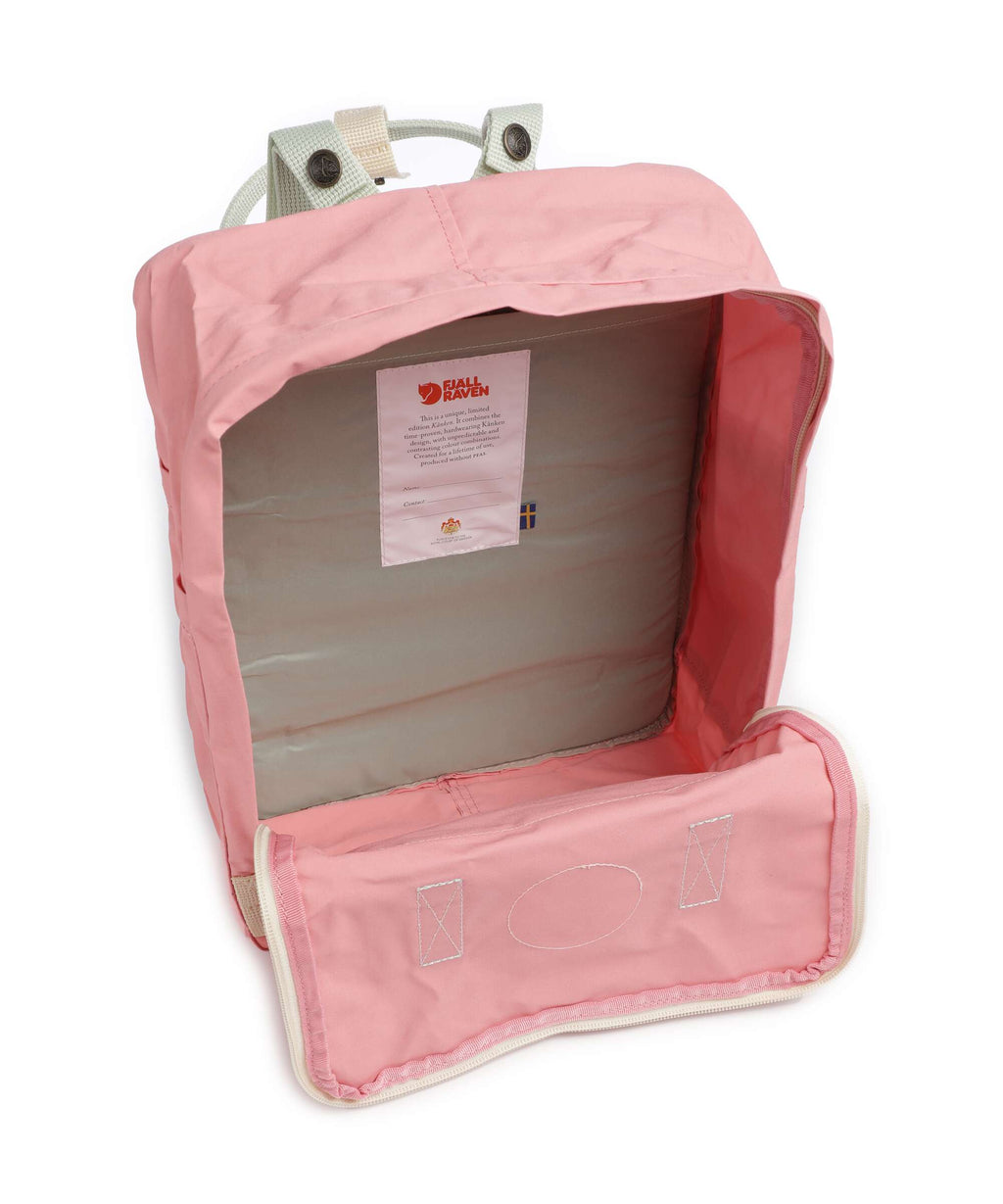 Fjällräven Kånken Koncept Backpack pink/mint green