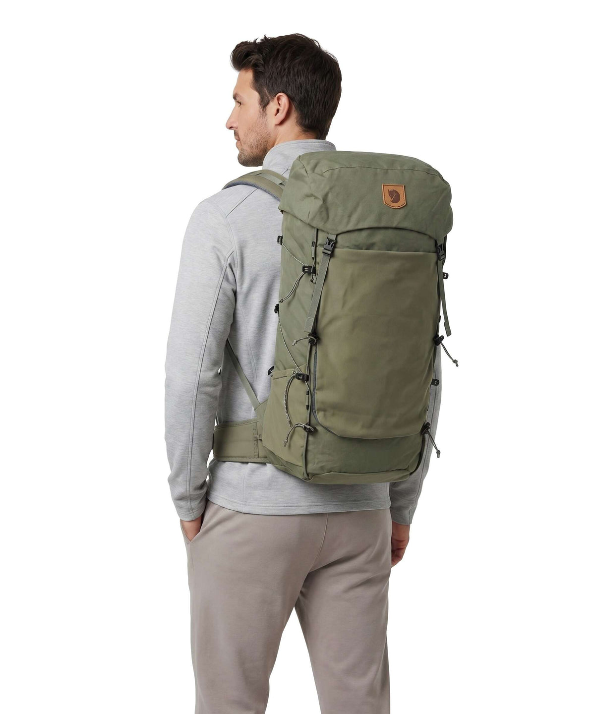 Fjällräven Kajka X-Lätt 45 M/L Trekking backpack green