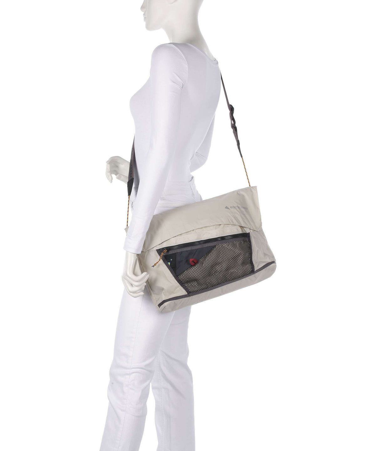Klättermusen Grid Messenger bag putty grey