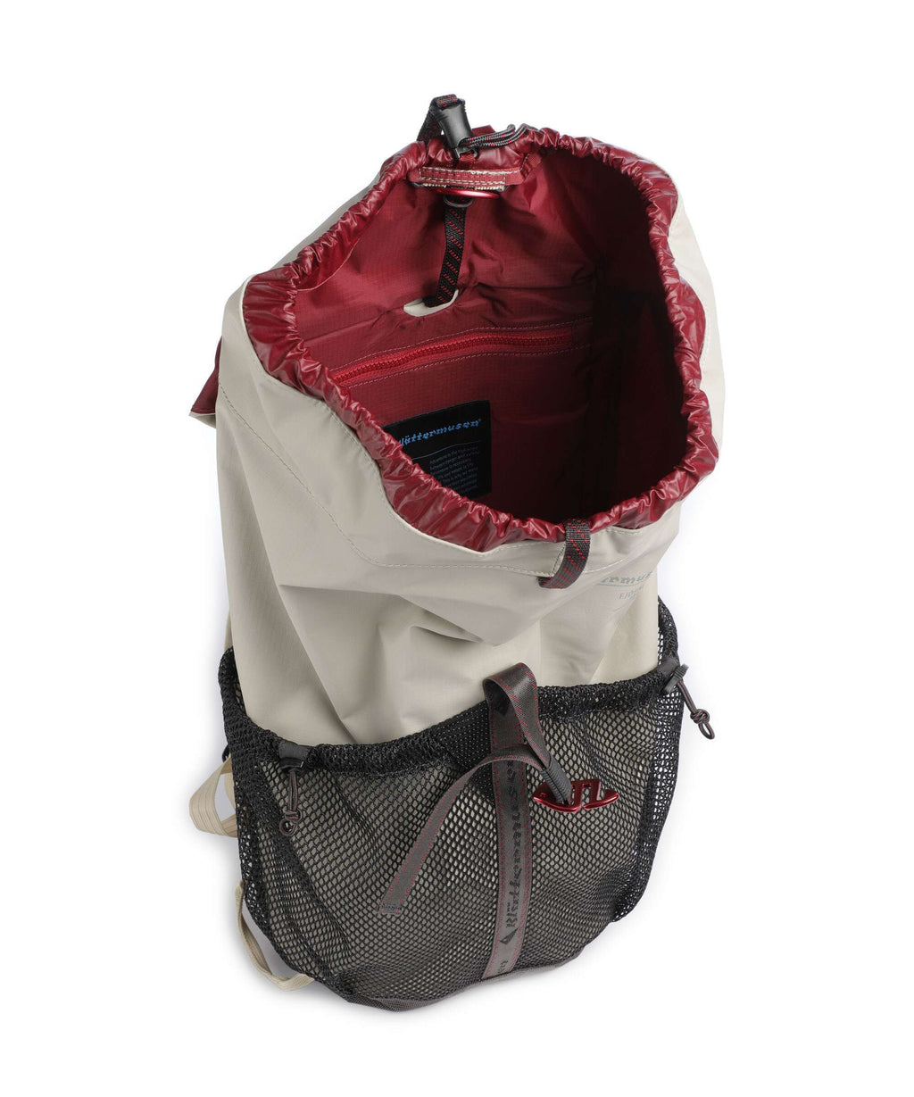 Klättermusen Fjörm 18 Trekking backpack silver creme