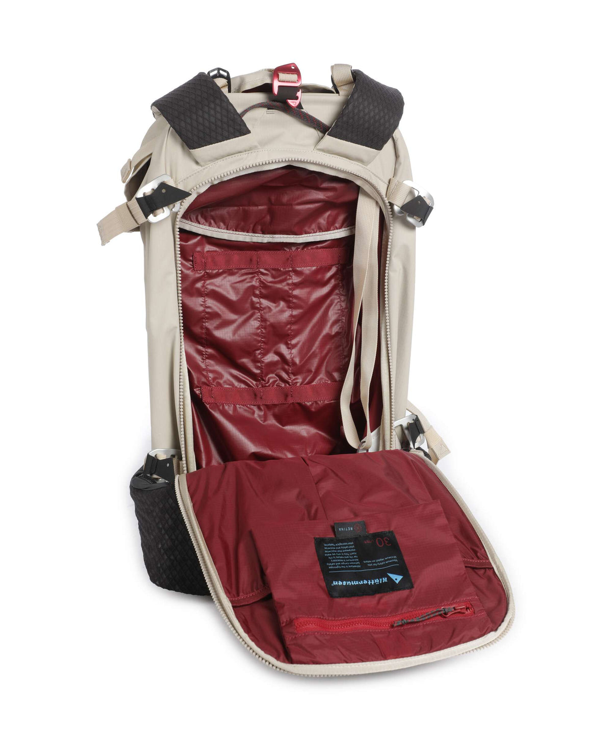 Klättermusen Kåre 30 Hiking backpack silver creme