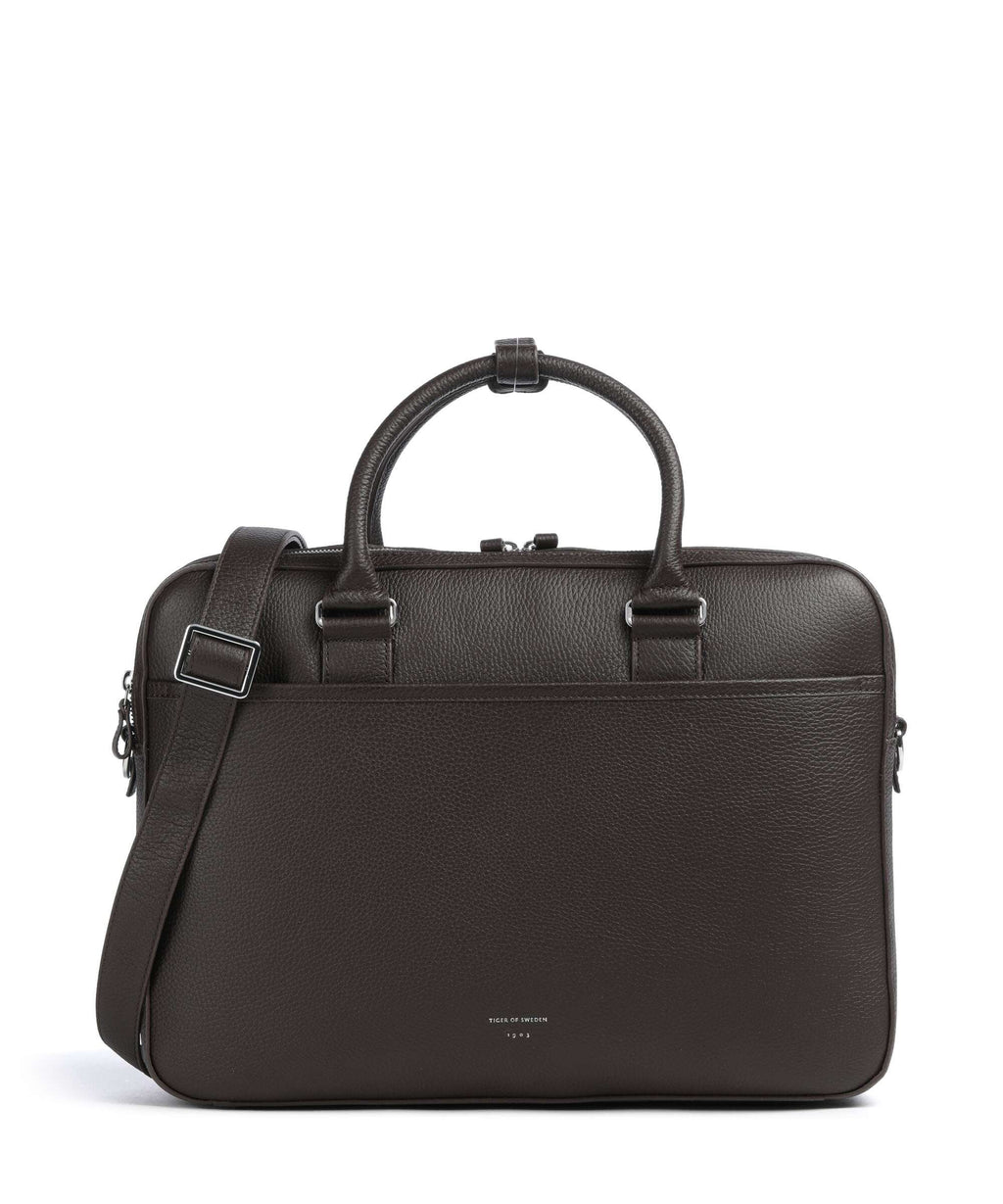 Tiger of Sweden Burin Briefcase dark brown