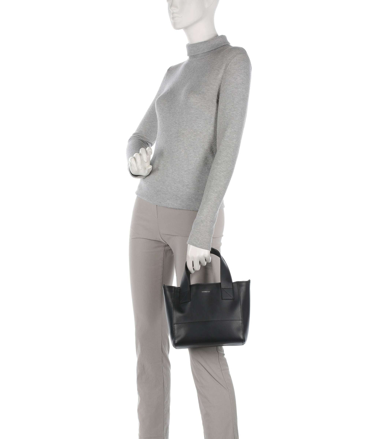 Sandqvist Leather Classics Cecilia Handbag black