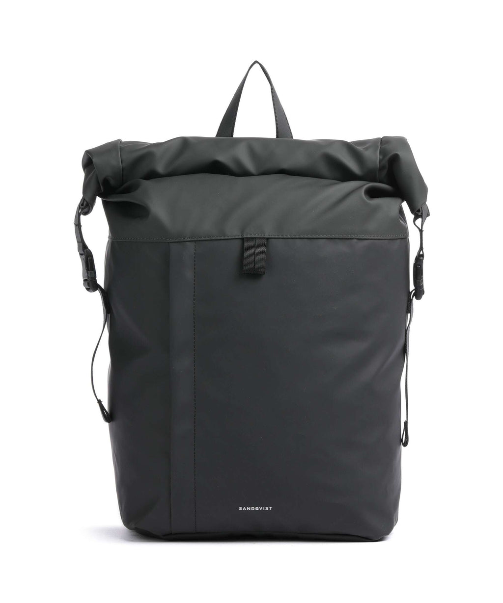 Sandqvist Stream Konrad Rolltop backpack multicolour/black/dark green