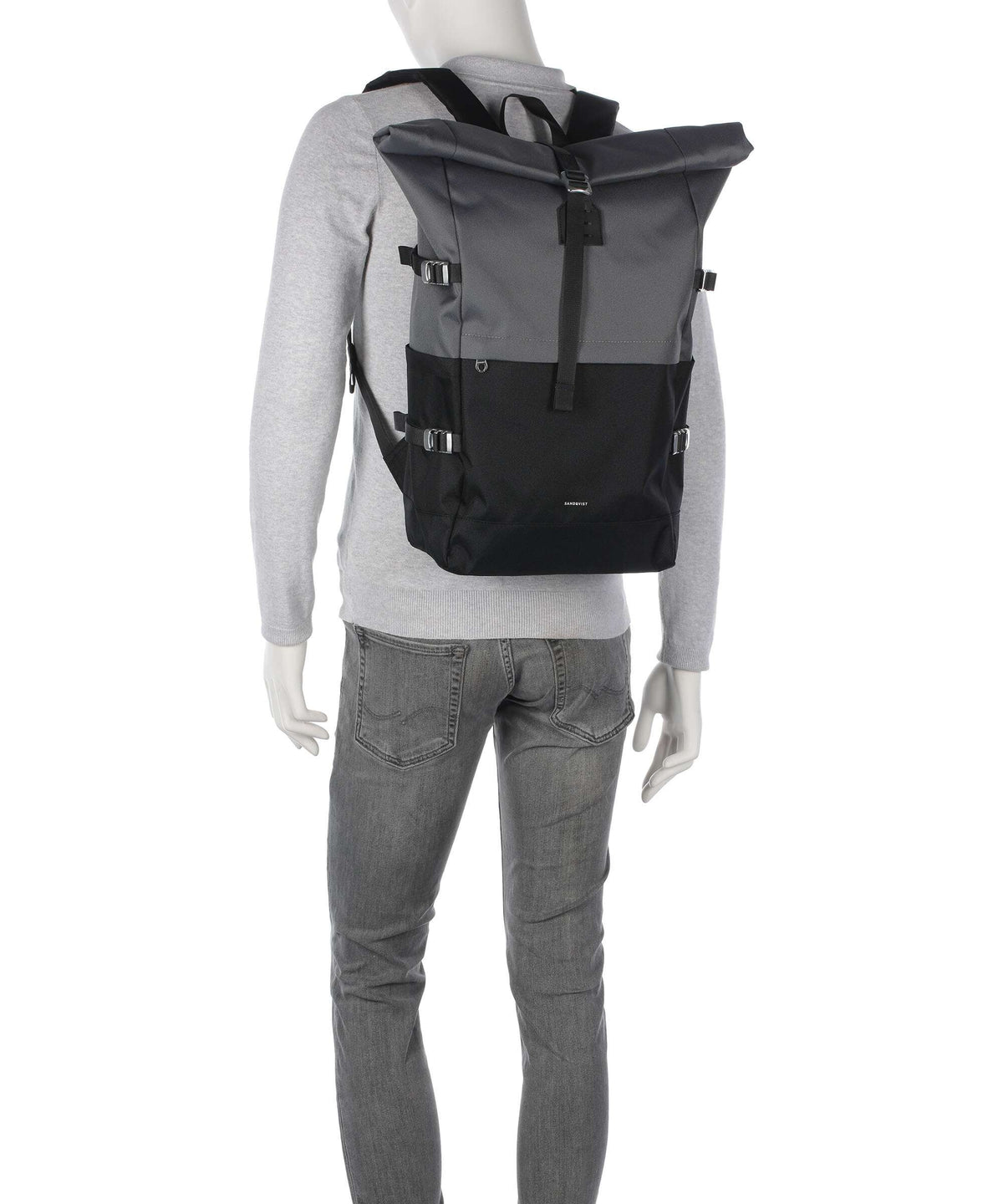 Sandqvist Icon L Rolltop backpack multicolour/dark