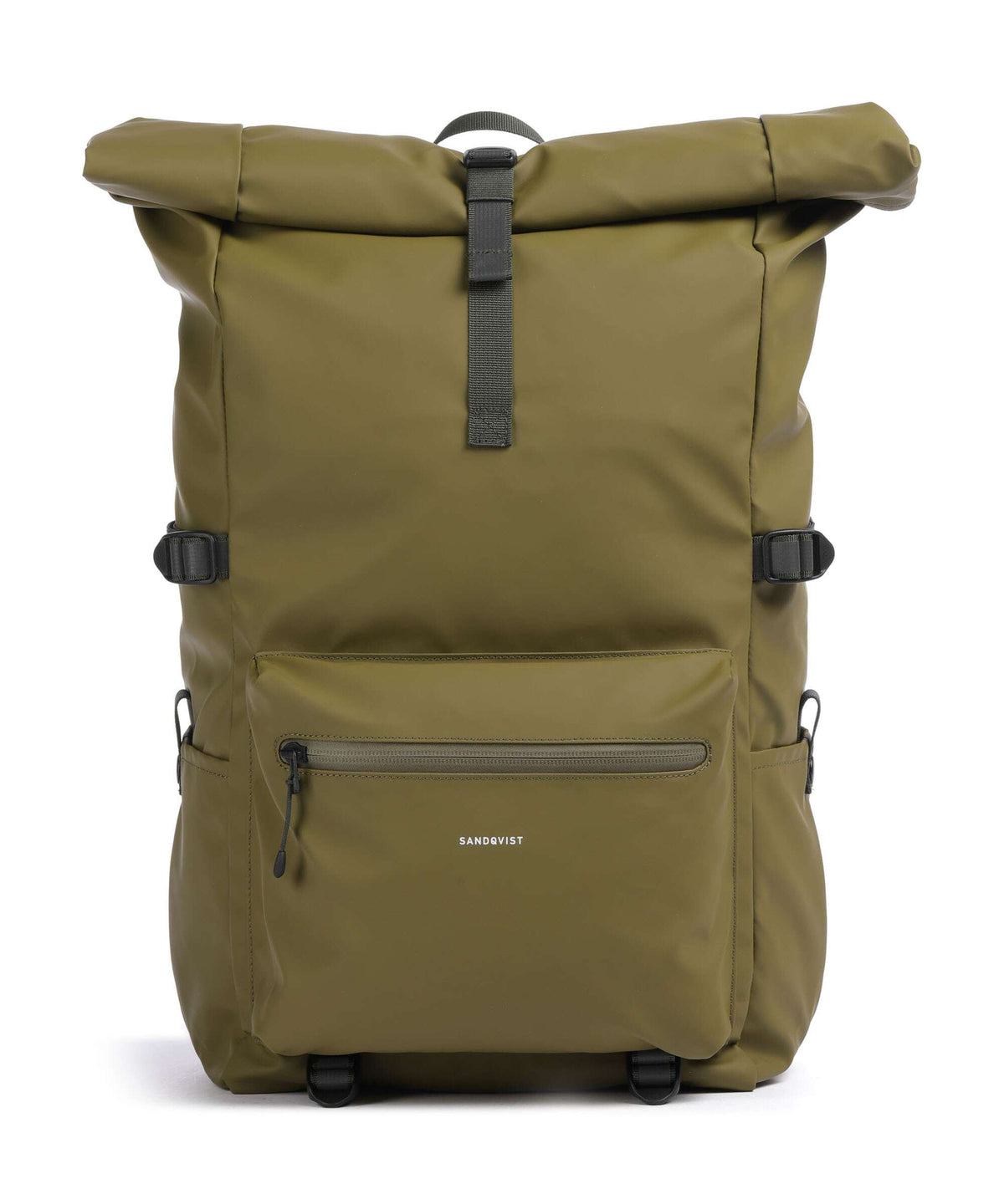 Sandqvist Stream Ruben 2.0 Rolltop backpack moss green