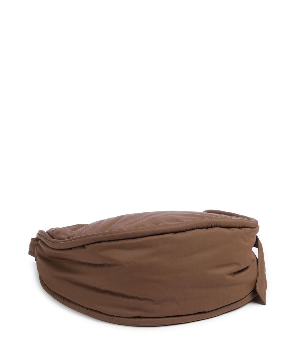 Sandqvist Curve L Hobo bag dark taupe