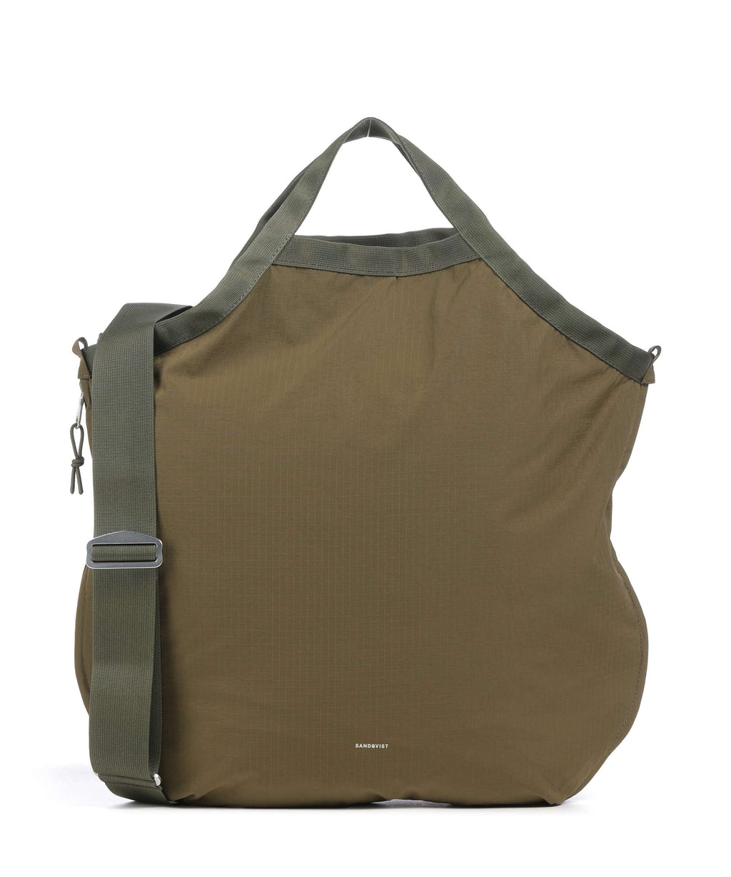 Sandqvist Grid Handbag olive