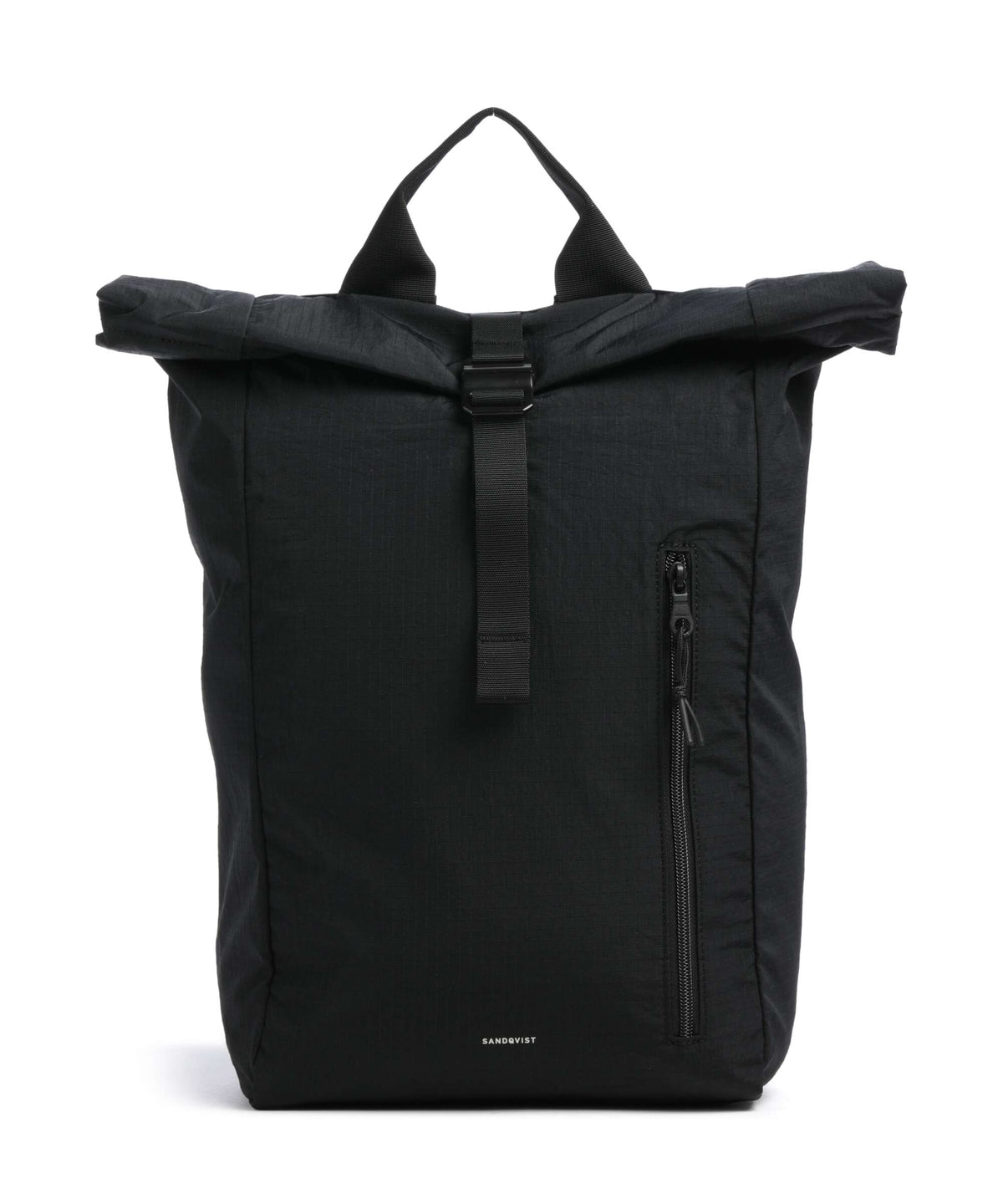 Sandqvist Grid Rolltop backpack black