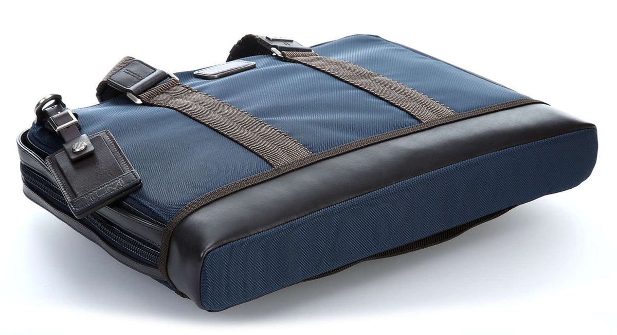 tumi Alpha Bravo Andrews Briefcase navy
