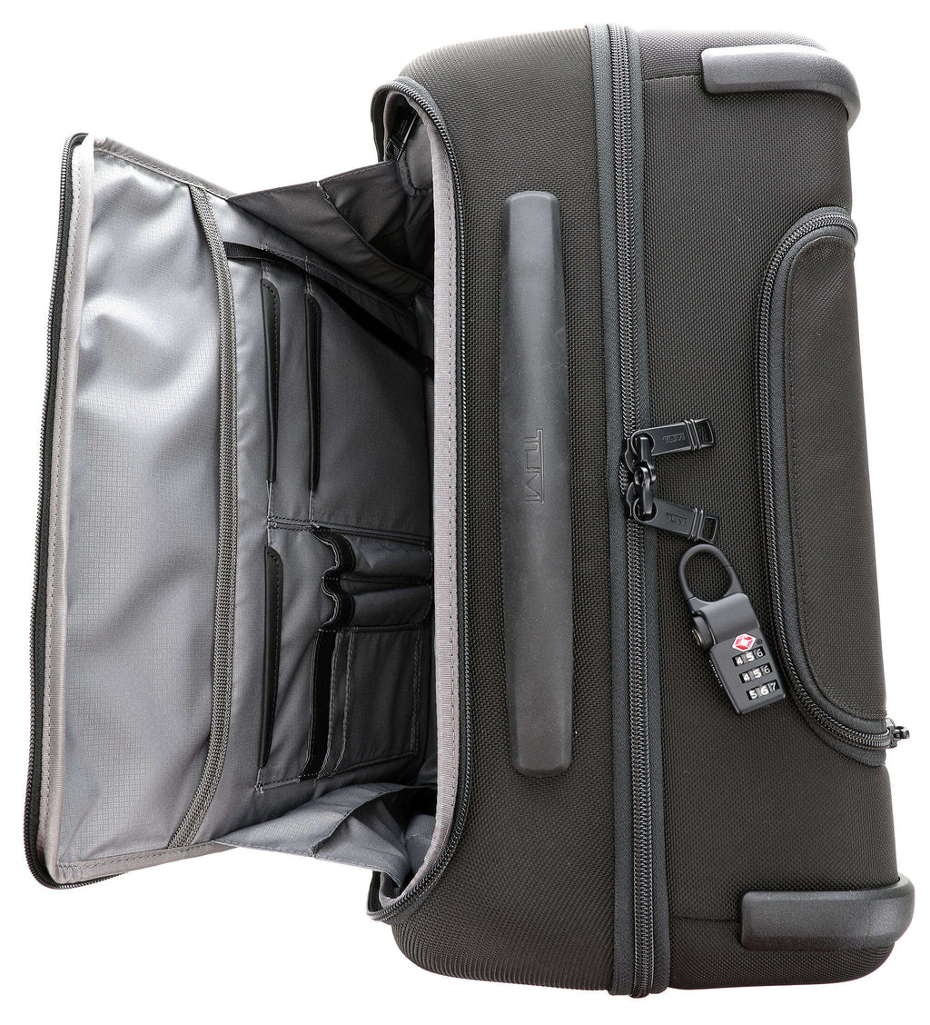 tumi Alpha 3 Compact Rolling briefcase black