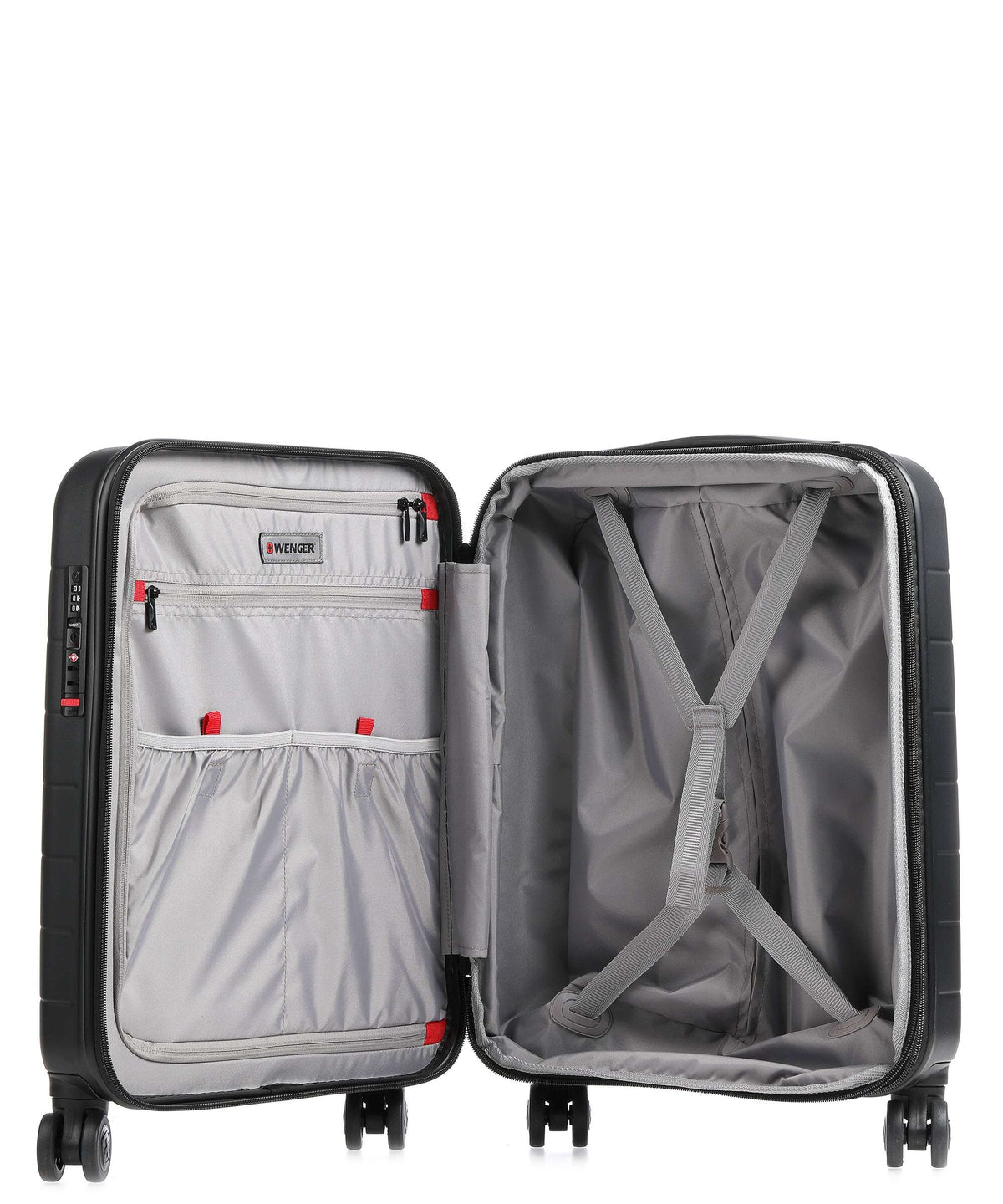 Wenger Syntry Spinner (4 wheels) black/heather grey