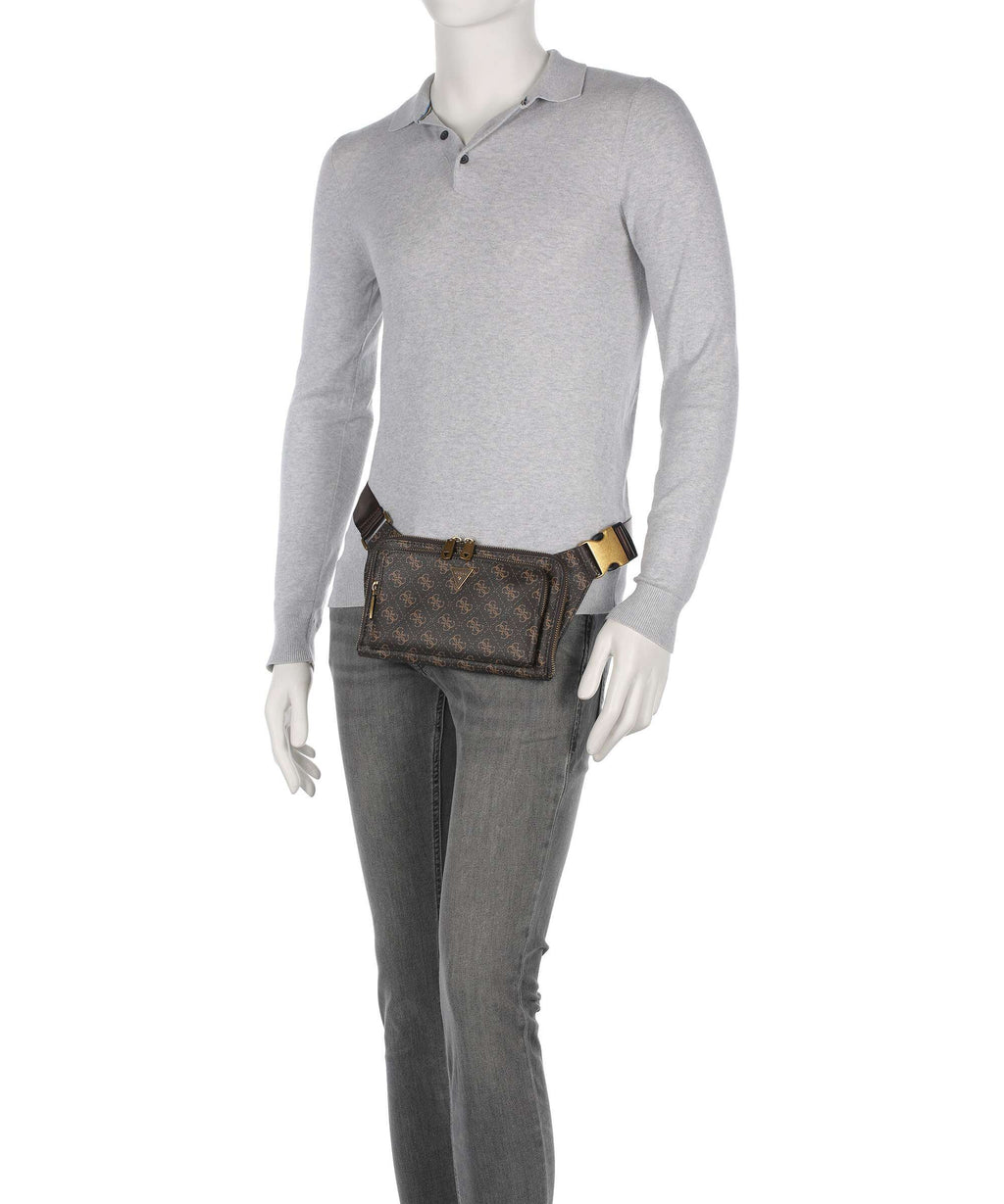 Guess Milano 4G Belt bag brown/ochre