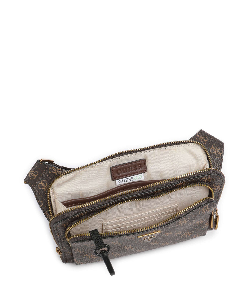 Guess Milano 4G Belt bag brown/ochre