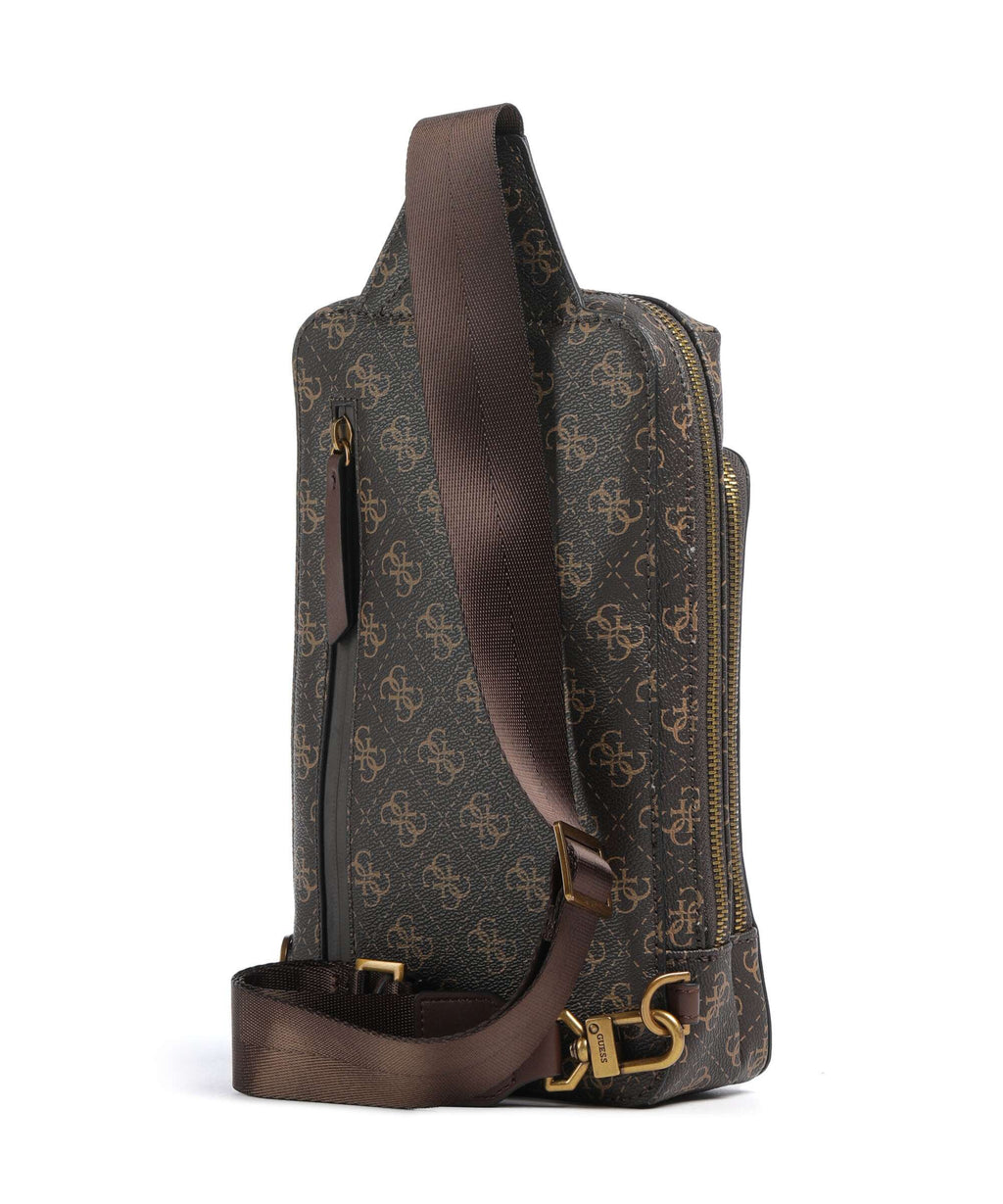 Guess Milano Sling bag brown/ochre