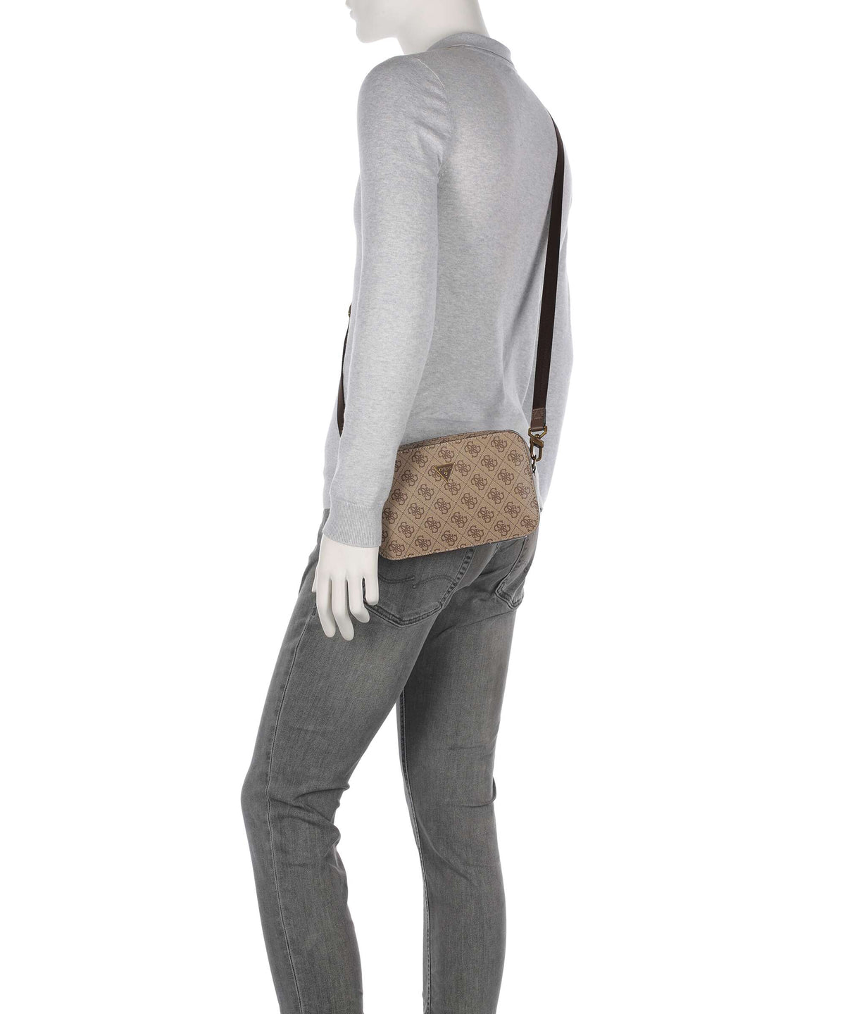 Guess Milano Crossbody bag beige/brown