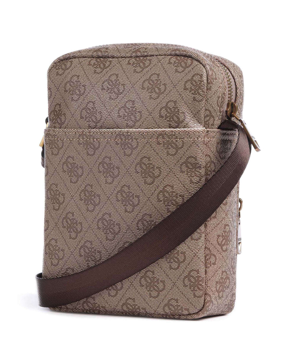 Guess Milano Eco Crossbody bag beige/brown