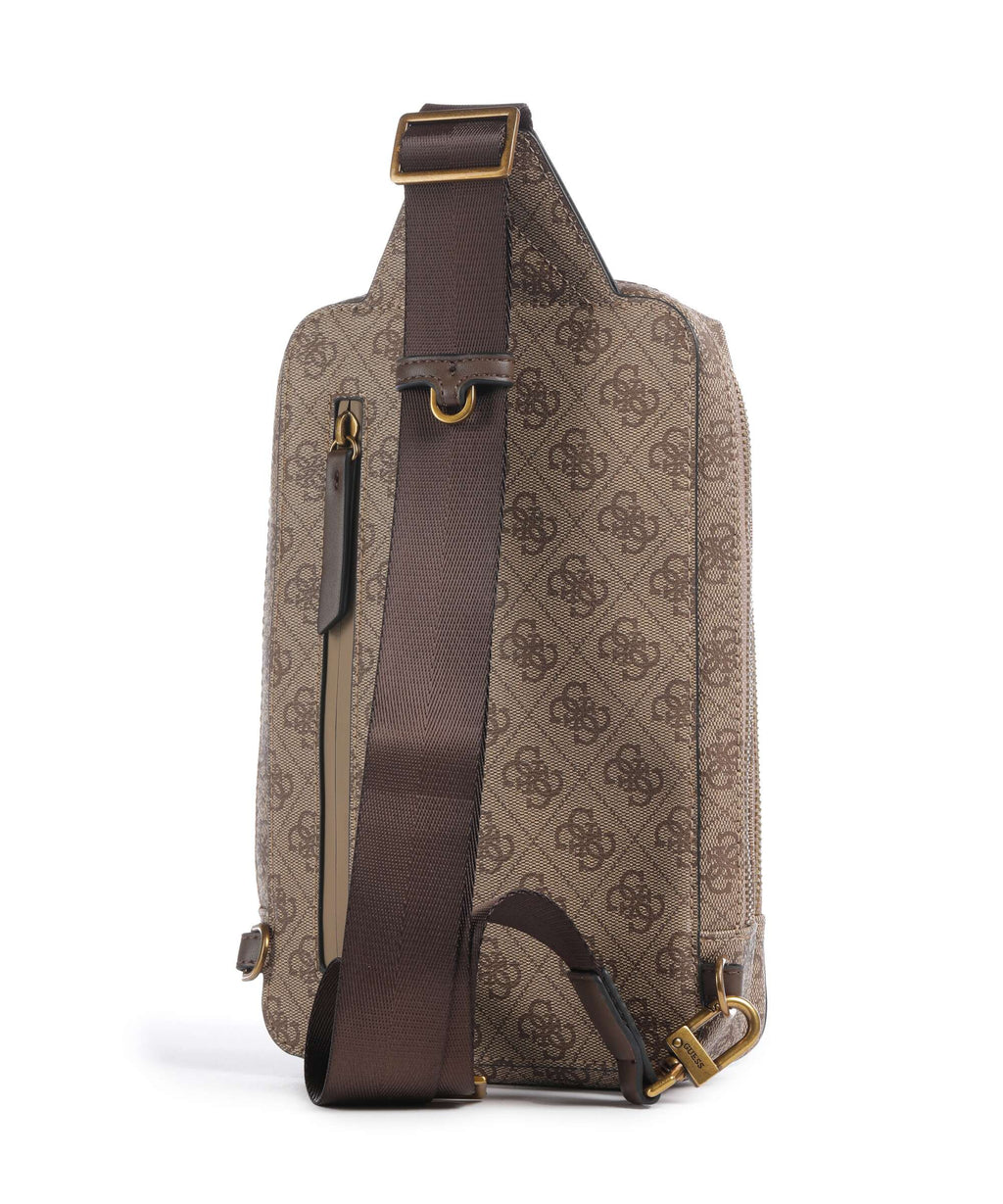 Guess Milano Sling bag beige/brown/blue