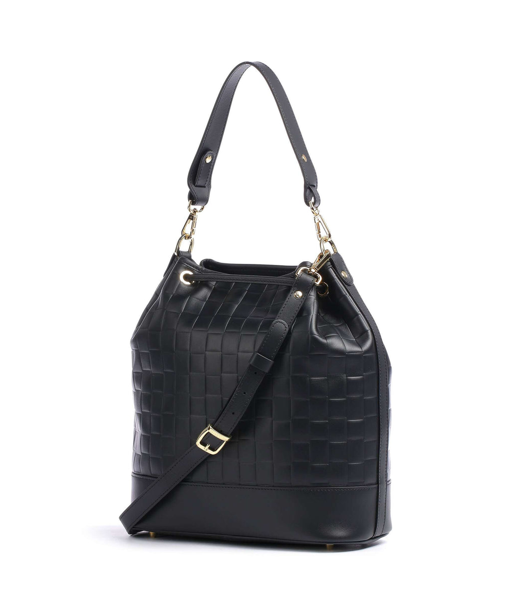 Maison Mollerus Tile Niesen Bucket bag black