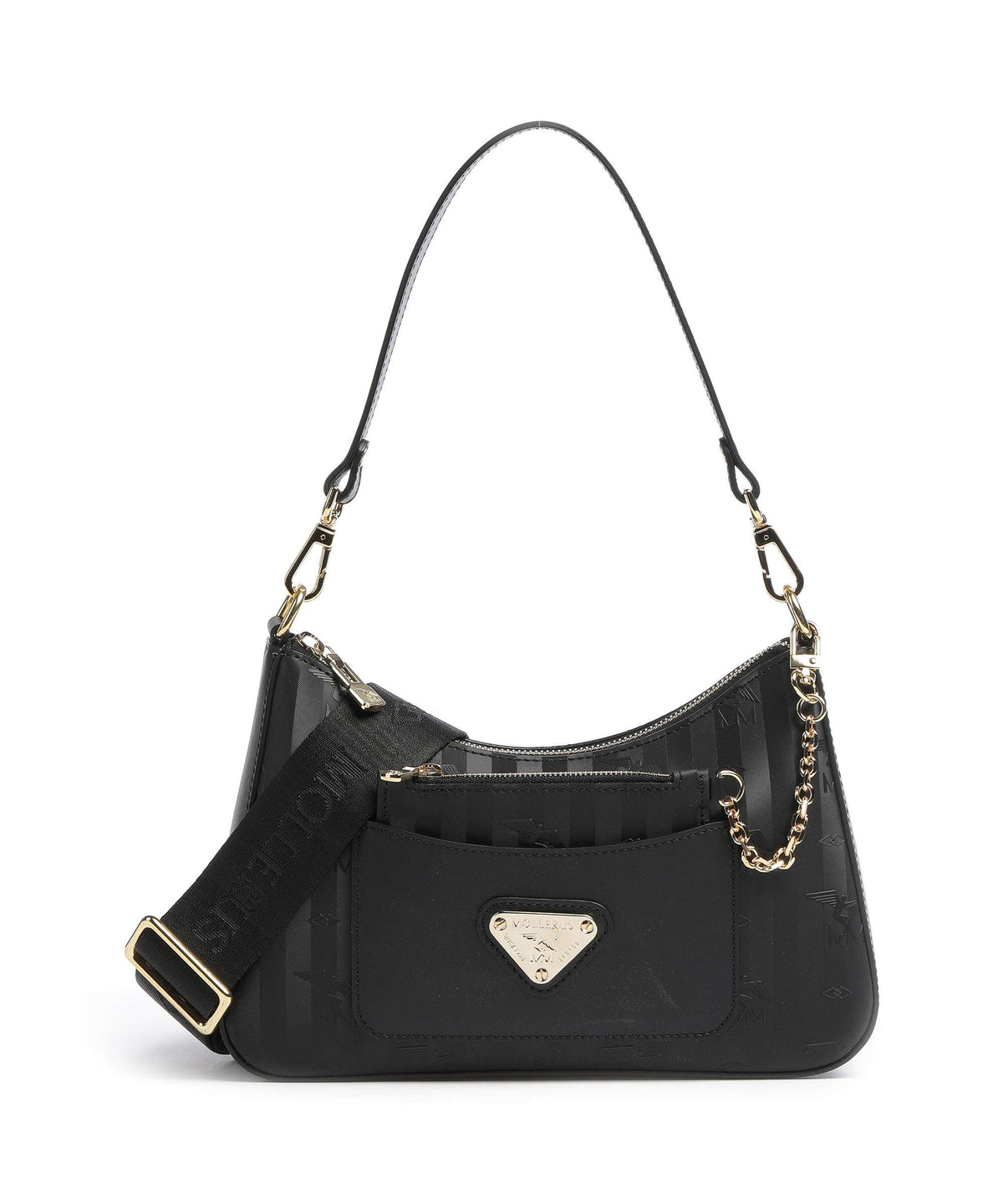Maison Mollerus Vinerus Castiel Shoulder bag classic schwarz